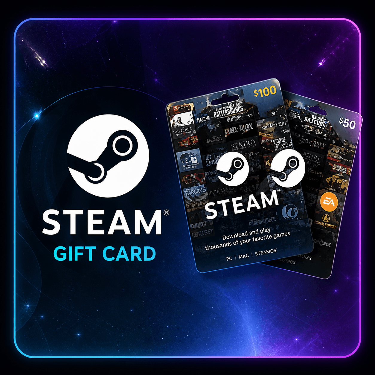 Steam Gift Card ( USA )